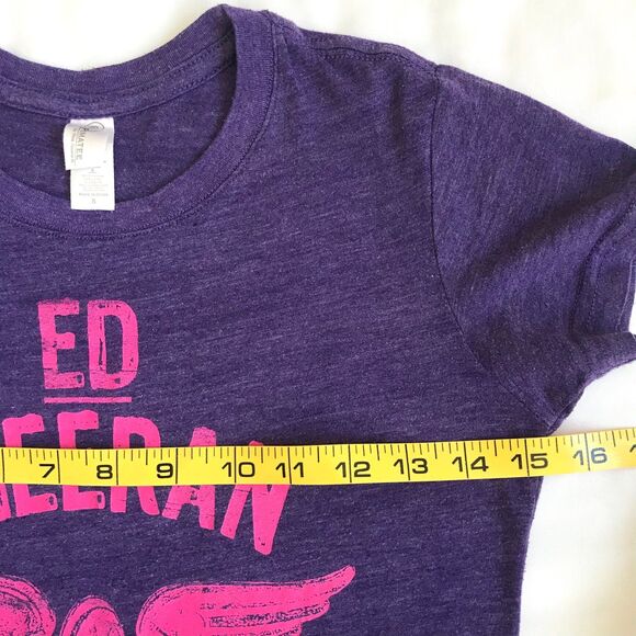 Ed Sheeran 2012 North American Tour Concert Shirt Purple Womens Small - Picture 4 of 8